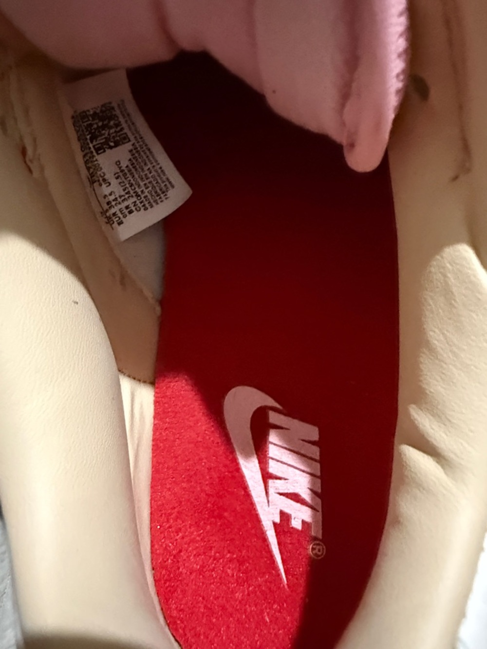 Nike Women's Red, Pink & Tan Low-Top Sneakers - Picture 6 of 9